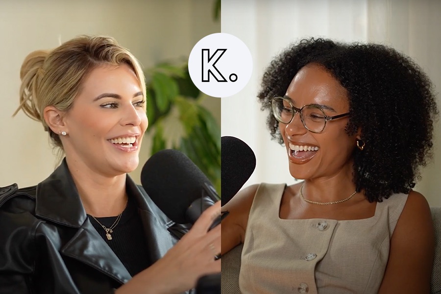 Klowt branded podcast series, multicam interview still
