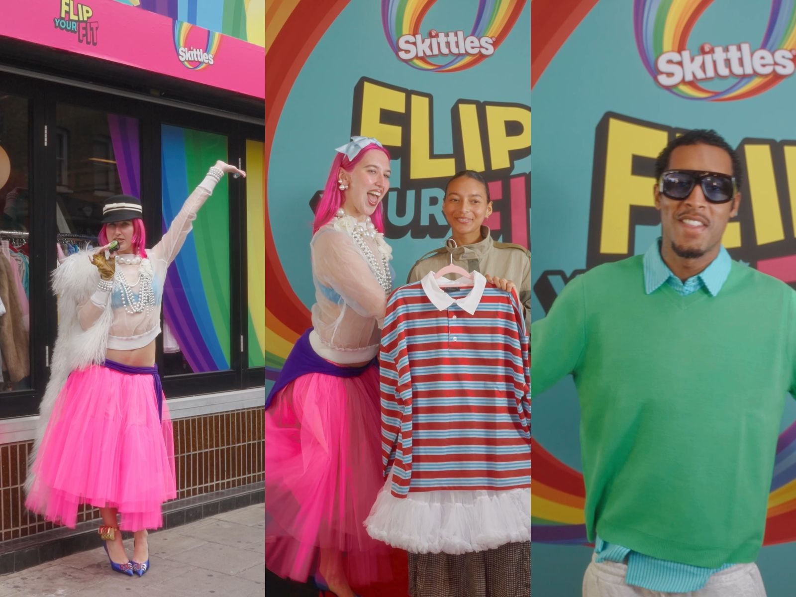 Skittles Flip Your Fit: frames from the vertical film
